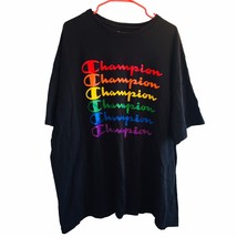 Champion Spell Out Logo Tee Multicolor Adult Plus Size 3XL - £18.74 GBP