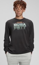 Gap Teen Boys&#39; Star Wars The Book of BOBA FETT L/S T-Shirt Tee Shirt Sz 12 - £15.52 GBP