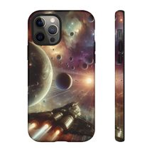 Space Art Tough Cases, Spaceship Traveling Protection for iPhone Galaxy ... - $524.68 MXN