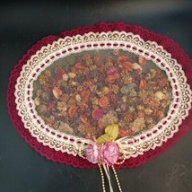 Potpourri Sachet With Victorian Lace Wall Hanging - $16.00