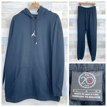 Nike Air Jordan 20th Anniversary Sweatsuit Black Gray Jumpman 2005 Mens Large - £122.45 GBP