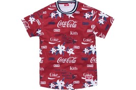 Kith x Coca-Cola x Mitchell & Ness BP Hawaii Jersey Red T-shirt - XXL - $221.86