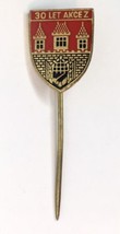 Vintage 30 Years of Action Prague Czech Republic Souvenir Collector Badge Pin - £10.36 GBP