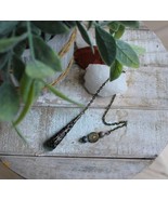 Moldavite Pendulum 1.06 Gram with Picasso Marble Stone Beads ~Powerful~ - $1,994.95 MXN