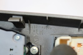 2004-2009 TOYOTA PRIUS FRONT DRIVER LEFT MASTER POWER WINDOW SWITCH J4098 image 8