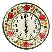 Schramberger Boutique Tyrol Clock circa 1970s Art Pottery Germany - $86.08