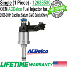 OEM ACDelco 1Pc Fuel Injector For 2009, 2010, 2011 GMC Acadia 3.6L V6 #12638530 - £37.49 GBP