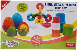 Funskool Giggles Link, Stack and Nest Toy Set, Multi color (Free shipping world) - £26.01 GBP