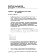 Solution Manual For Microeconomics 12e David Colander Chapter(1-23) - $24.95 CAD