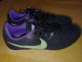 Nike Rival Racing Shoes Ladies Sz 9.5-BLACK w/ACCENTS-&quot;MULTI-USE&quot;-BARELY Worn - £10.46 GBP