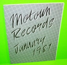 Motown Records Music Insert Cashbox Magazine Jan 1981 Diana Ross Michael Jackson - £16.52 GBP