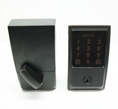 SCHLAGE BE489WB CEN 622 C Encode WiFi Deadbolt Smart Lock - Black image 2
