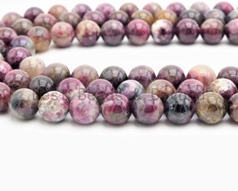 High Quality Natural Tourmaline beads, 6mm/8mm/10mm Round Smooth Natural - $10.00+