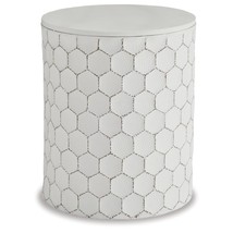 Signature Design by Ashley Polly Geometric Honeycomb Indoor &amp; Outdoor Accent Sto - £107.54 GBP