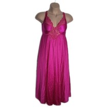 Olga Vintage Full Sweep Nightgown Lingerie Dress ~ Sz L ~ Deep Mauve ~ Long - $157.49