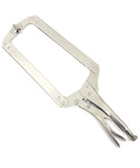 18&quot; Locking C-Clamp Pliers 9-1/2&quot; Throat with Swivel Pads Vise Grip - $36.45