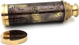 12&quot; Handheld Brass Telescope with engrave Imprints. Pirate Collection - £36.60 GBP
