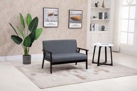 Bahamas 45&quot; Dark Gray Loveseat - $2,805.56 MXN