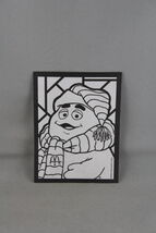 Vintage McDonald's Colouring Pad - Grimace Stained Glass Paper Piece - $15.00