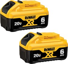 DEWALT 20V MAX Battery, Premium 6.0Ah Double Pack (DCB206-2) - £187.38 GBP