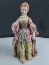 VTG Andrea by Sadek Collectible Porcelain Figurine Victorian Dress #7299.  B56 - $23.99