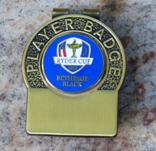 Ryder Cup Players Money Clip  Free Engraving &amp; Shipping - $35.95