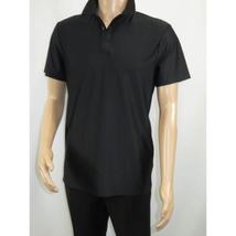 Men's Polo Shirt By Moderno Checker Satin Short Sleeves MJP-106 Black image 8