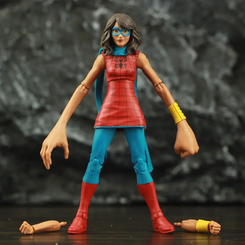 Marvel Legends MS M Kamala Khan Spider Suit 6&quot; Action Figure Exclusive L... - $38.03