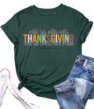 ELDPS Women's Thanksgiving Shirt Casual Fall Top Thankful Tee - Medium - $85.49 MXN ELDPS Women's Thanksgiving Shirt Casual Fall Top Thankful Tee - Medium - $85.49 MXN