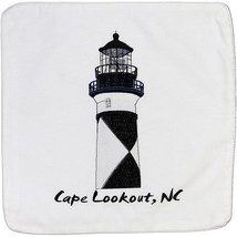 Embroidered Cushion Pillow Cover Marine Art Cape Lookout Outdoor Marine Canvas - £28.02 GBP