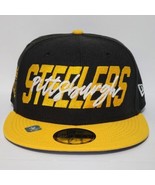 New Era Pittsburgh Steelers 59FIFTY Fitted Hat 7 1/4 Black Gold 2022 NFL... - £27.25 GBP