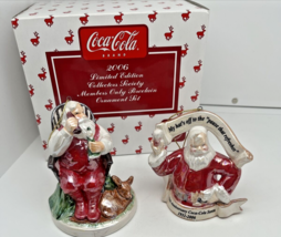 2006 Coca-Cola LTD ED Collectors Society Members Only Porcelain Ornament... - £24.19 GBP