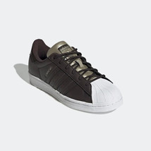 Adidas Originals Women&#39;s Brown White Superstar Shoes GX4360 - £75.28 GBP