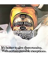 Chival Regal Scotch Whisky 1979 Advertisement Christmas Distillery Alcoh... - $29.99