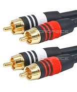 2 RCA Male to 2 RCA Male 6ft m/m 22AWG 2 Channel Audio Cable MONOPRICE 2864 - $569.05 MXN