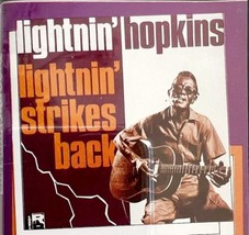 1984 Lightnin Hopkins Blues Cassette Tape Vintage Lightnin Strikes Back Import  - £21.98 GBP