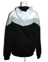 Mooncolour Women&#39;s Size Small S Black White Gray Color Block Hoodie NEW NWT - £17.72 GBP