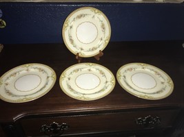 Lot Of 4 Royal Derby, Salad Plates, 7.5” W, Floral, Gold Trim, Made In J... - £13.13 GBP