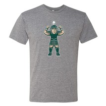 AS1366NL - Michigan State Spartans Flexing Sparty Triblend T Shirt - Small - Pre - £22.55 GBP