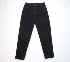 Vtg 90s Levis Orange Tab Mens 32x32 Faded Tapered Fit Leg Jeans Black Cotton USA - £55.52 GBP