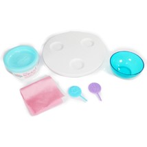 2019 Barbie Face Mask Spa Day Playset Dough Bowls and Table Top Parts DJR84 - $4.99