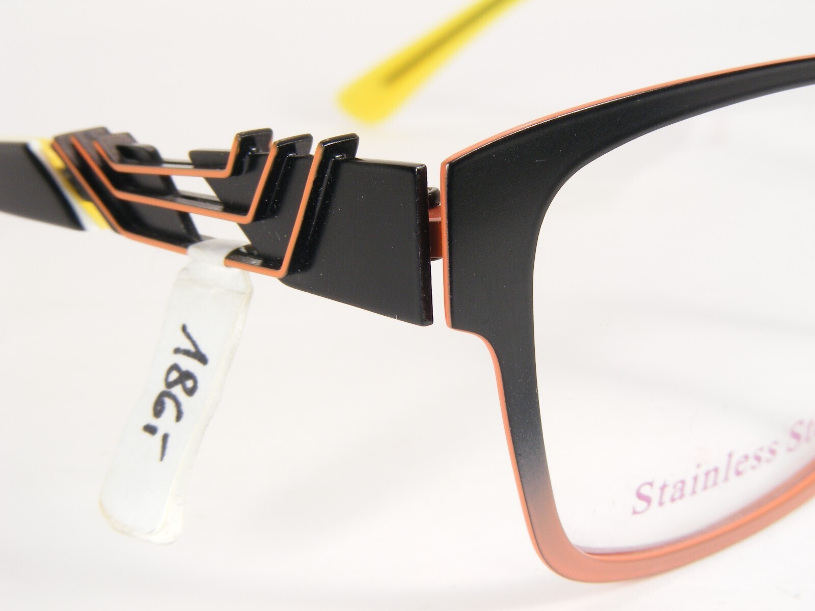 KaOS KK325 3 Noir Grad Pêche/Orange Unique Rare Lunettes 53-17-138 Allemagne Item image 7