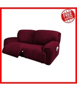 Elegant 6-Piece Velvet Reclining Sofa Cover for Extra Wide 75&quot;-100&quot; Love... - $1,780.30 MXN