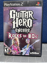 Guitar Hero Encore: Rocks the &#39;80s (Sony PlayStation 2, PS2) Greatest Hits CIB - $12.59