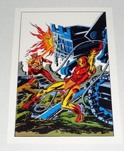 1978 Iron Man 98 poster:Marvel Comics Invincible Ironman pin-up vs X-Men... - £23.83 GBP
