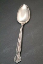 Spoon 7.5&quot; Place Oval Soup Spoon Daybreak Elegant Lady Silverplate 1952 ... - $9.87