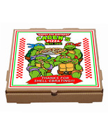 Personalized PRINTED Teenage Mutant Ninja Turtle TMNT Pizza box label - £3.59 GBP