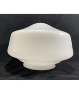 VTG Industrial Schoolhouse Ceiling Light Milk Glass Globe Lamp Shade 4” ... - $40.64 CAD