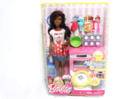 Mattel 2017 African American Barbie Baker Play Set #1FLN97 New NRFB - £15.82 GBP