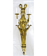 Antique Large French Gilt Bronze Neoclassical 5-Arm Sconce - $10,879.73 MXN